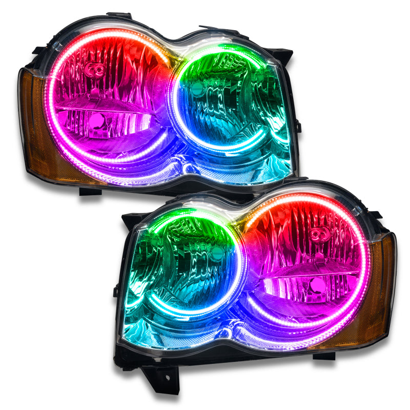 ORACLE Lighting Oracle 08-10 Jeep Grand Cherokee SMD HL (Non-HID) - ColorSHIFT w/o Controller 7068-334 7068-334 Photo - Primary