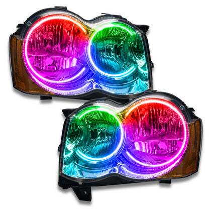 ORACLE Lighting Oracle 08-10 Jeep Grand Cherokee SMD HL (Non-HID) - ColorSHIFT w/o Controller 7068-334 7068-334 Photo - Primary