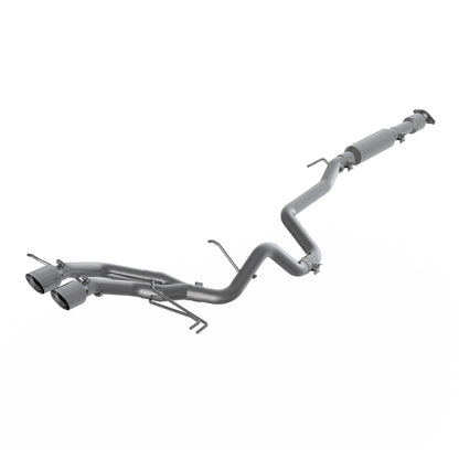 MBRP 13-18 Hyundai Veloster Turbo 4.0in OD Tips Dual Outlet 2-1/2in AL Cat Back S4703AL S4703AL Photo - Primary