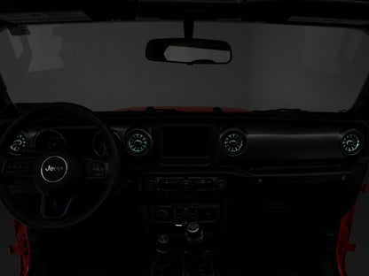 Raxiom 18-23 Jeep Wrangler JL LED Ambient Vent Lighting Kit J139323-JL J139323-JL Photo - Close Up