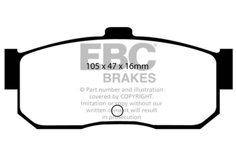 EBC Disc Brake Pad Set DP4889R Photo - Primary