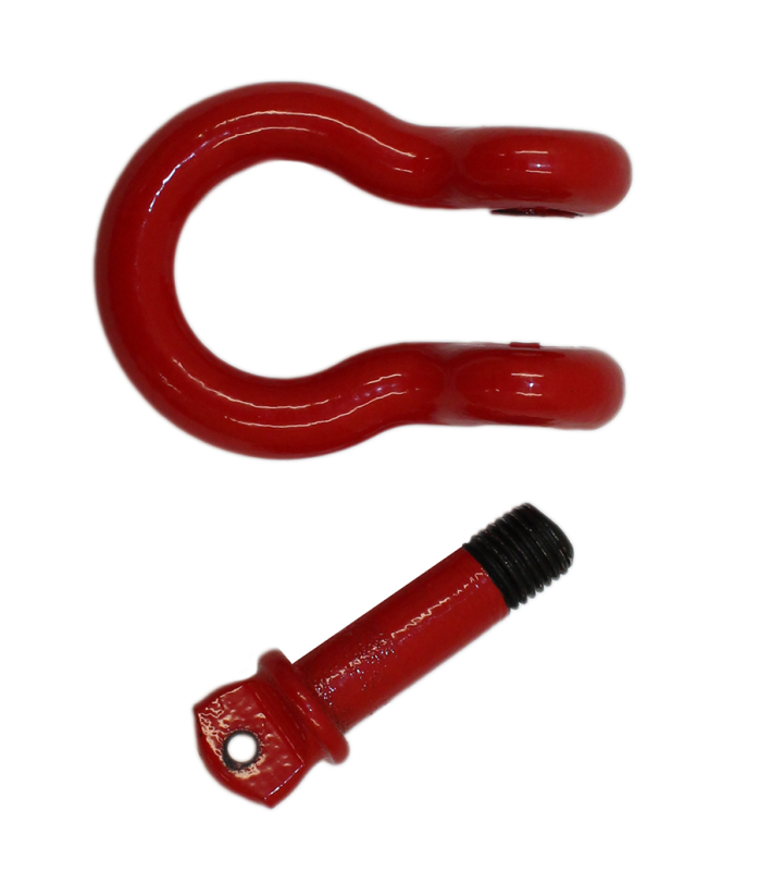 Fishbone Offroad D Ring 3/4In Red 2 Piece Set FB21038 FB21038 Photo - out of package