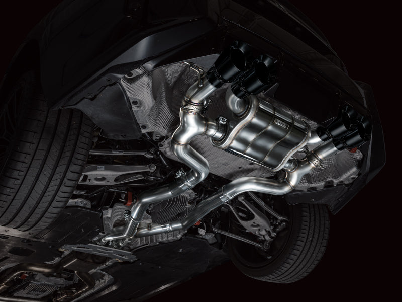 AWE Tuning 23-24 BMW G87 M2 SwitchPath Edition Exhaust - Diamond Black Tips 3025-43487 3025-43487 Photo - Mounted