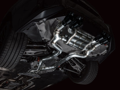 AWE Tuning 23-24 BMW G87 M2 SwitchPath Edition Exhaust - Diamond Black Tips 3025-43487 3025-43487 Photo - Mounted