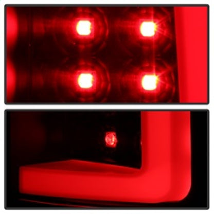 Spyder 07-13 Silverado (Will Not Work w/2010 921 Bulb) V3 LED Tail Lghts Blk ALT-YD-CS07V3-LBLED-BK 5084088 5084088 Photo - Unmounted