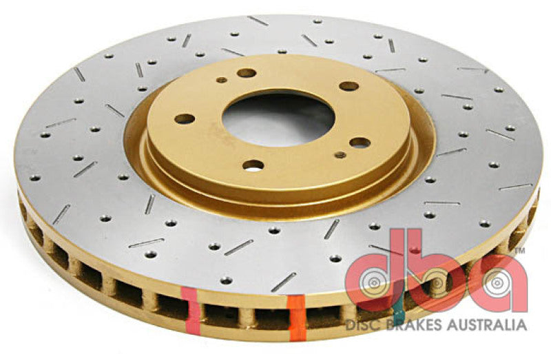 DBA 03-05 Evo 8/9 Front Drilled & Slotted 4000 Series Rotor 4418XS 4418XS Photo - Primary