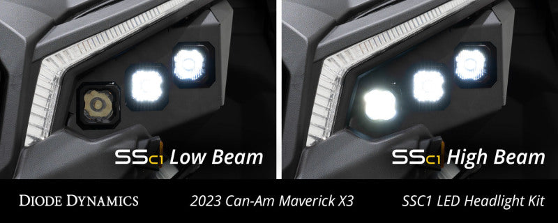 Diode Dynamics 17-24 Can-Am Maverick X3 C1 Headlamp Kit - Pro White ABL (Pair) DD7888 DD7888 User 6