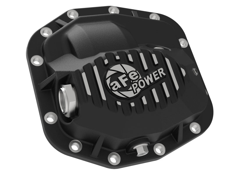 aFe Pro Series Front Differential Cover Black (Dana M186) Jeep Wrangler (J 46-71010B Photo - Unmounted