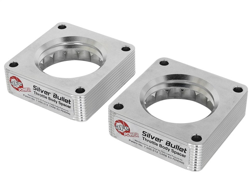 aFe Silver Bullet Throttle Body Spacer Nissan 370Z 09-18 V6-3.7L (VQ37VHR) 46-36007 Photo - Primary