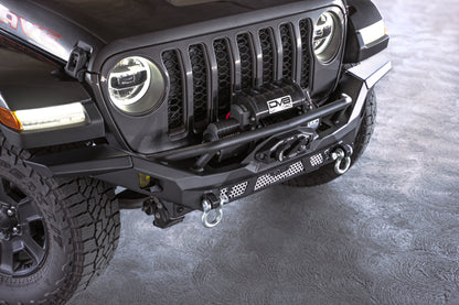 DV8 Offroad 07-18 Jeep Wrangler JK / 18-23 Wrangler JL / 20-23 Gladiator JT MTO Series Front Bumper FBJL-12 FBJL-12 Photo - Unmounted