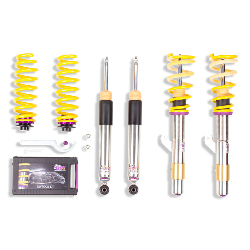 KW Suspension KW Coilover Kit V3: BMW 3series F30, 4series F32, 2WD w/o ED 3522000F Photo - Primary