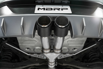 MBRP 2019+ MBRP Hyundai Veloster Turbo Cat Back - T304 Stainless - Carbon Fiber Tip S47053CF S47053CF Photo - lifestyle view