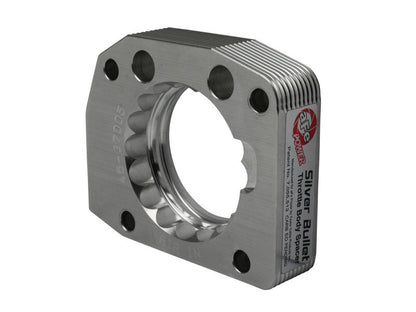 aFe 00-03 Honda S2000 L4 2.0L Silver Bullet Throttle Body Spacer - Silver 46-37005 46-37005 Photo - Unmounted