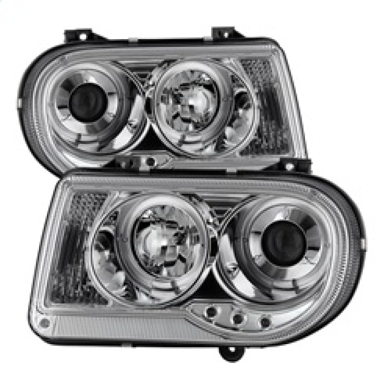 Spyder Chrysler 300C 05-10 Projector Headlights LED Halo LED Chrm (Not Included) PRO-YD-C300C-HL-C 5009142 5009142 Photo - Primary