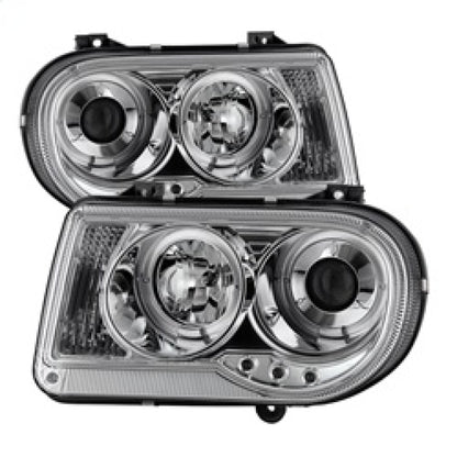 Spyder Chrysler 300C 05-10 Projector Headlights LED Halo LED Chrm (Not Included) PRO-YD-C300C-HL-C 5009142 5009142 Photo - Primary