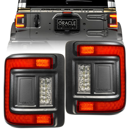 ORACLE Lighting Oracle 2018+ Jeep Wrangler Rubicon/Sport LED Flush Mount Tail Light - Tinted 5884-504-T 5884-504-T Photo - Primary