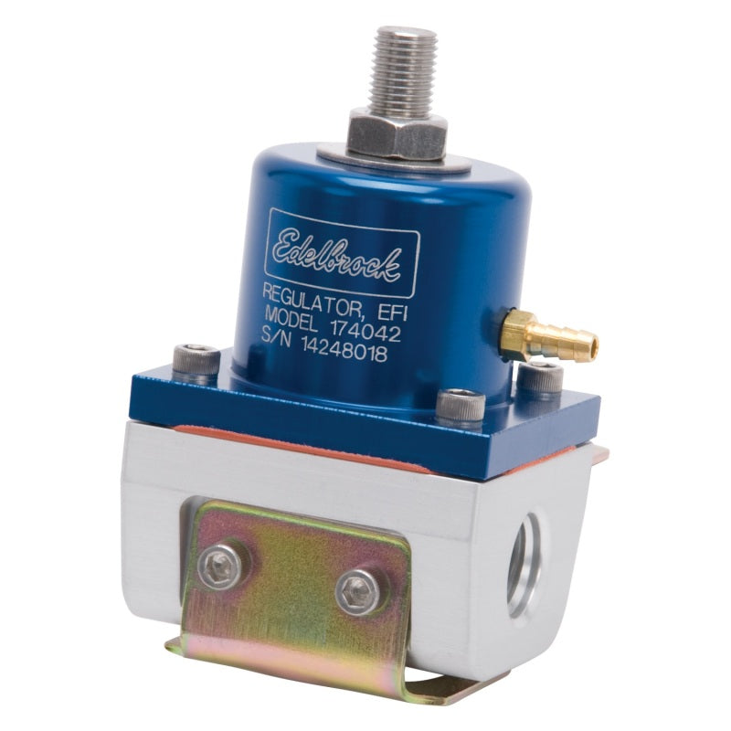 Edelbrock Fuel Pressure Regulator,EFI,180 GPH,35-90 PSI,-6 In/Out,-6 Return 174042 Photo - Unmounted