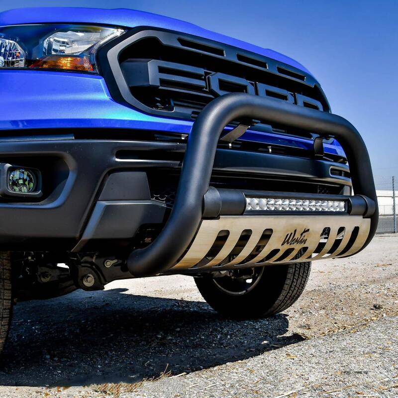Westin 19-22 Ford Ranger Ultimate LED Bull Bar - Tex. Blk 32-3985L 32-3985L Photo - Mounted