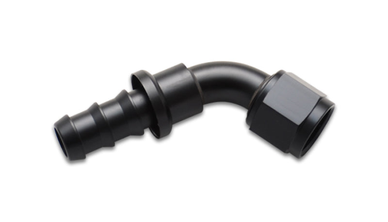 Vibrant Push-On 60 Degree Hose End Elbow Fitting; Size: -6AN 22606 Photo - Primary