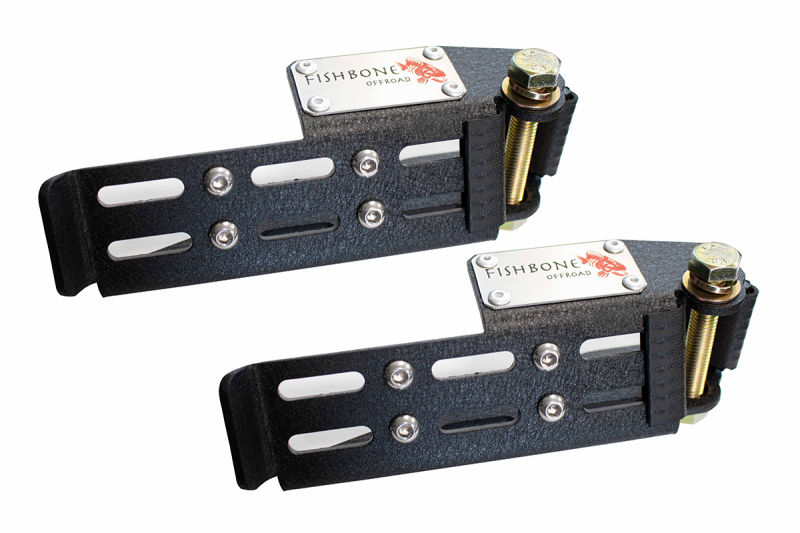 Fishbone Offroad 2007+ Jeep Wrangler/Gladiator Steel - Black Foot Peg Set FB21268 FB21268 Photo - Primary