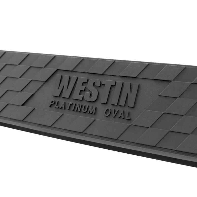Westin 19-22 Chevrolet Silverado 1500 DC Platinum 4 Oval Nerf Step Bars - SS 21-4120 21-4120 Photo - Unmounted