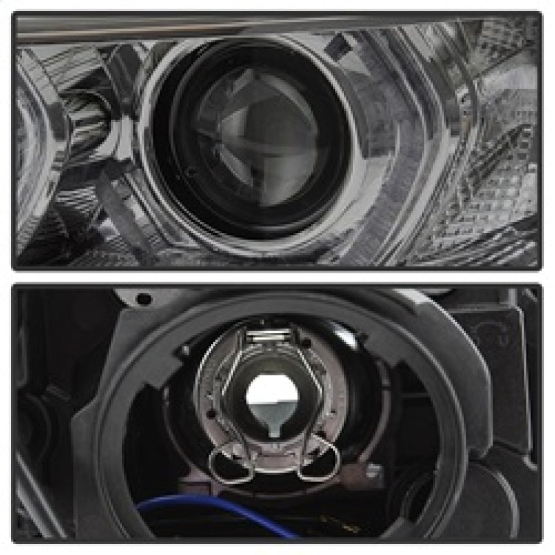 Spyder 12-14 BMW F30 3 Series 4DR Projector Headlights - LED DRL - Smoke (PRO-YD-BMWF3012-DRL-SM) 5084361 5084361 Photo - Unmounted