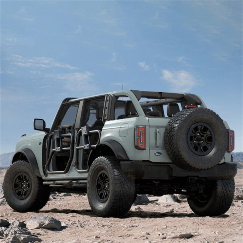 Ford Racing 21-23 Bronco 4 Door Off-Road Hoop Steps M-16450-BH4 M-16450-BH4 Photo - Mounted