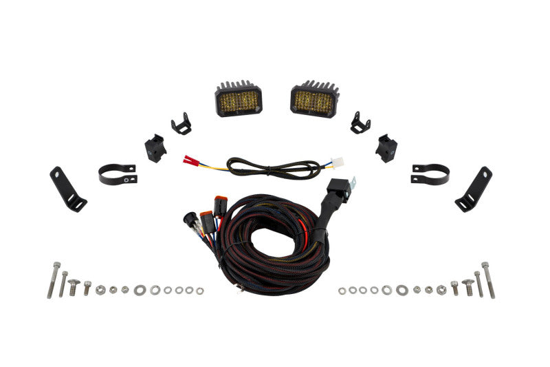 Diode Dynamics Stage Series 1 3/4 In Roll Bar Chase Light Kit SSC2 Sport - Yellow (Pair) DD7736 DD7736 Photo - Primary