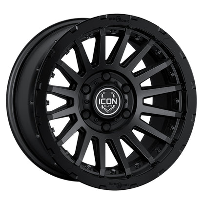 ICON Alloy Recon Pro - 18X9 / 6X5.5 / 40MM / 6.6in. BS - Satin Black 23618909066SB 23618909066SB Photo - Primary