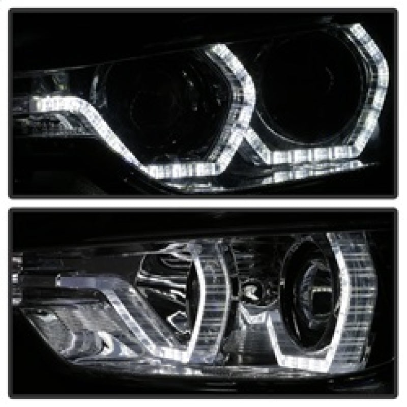 Spyder 12-14 BMW F30 3 Series 4DR Projector Headlights - LED DRL - Smoke (PRO-YD-BMWF3012-DRL-SM) 5084361 5084361 Photo - Unmounted