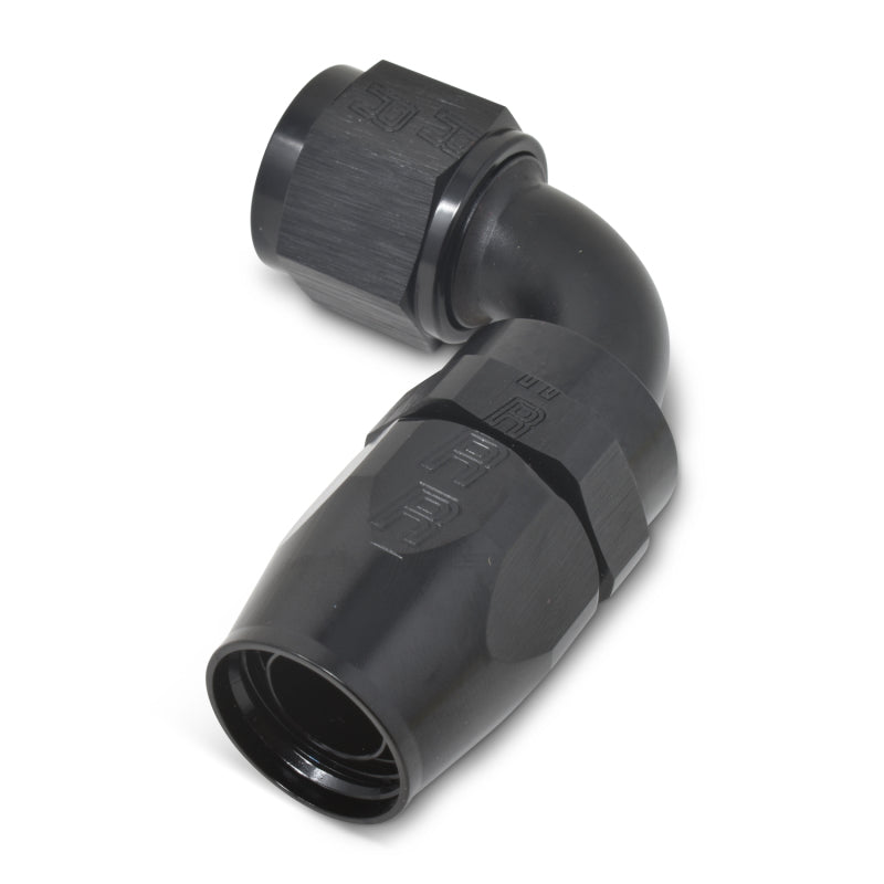 Russell Performance -10 AN Black 90 Degree Full Flow Hose End 610185 610185 Photo - out of package