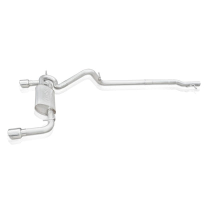 Stainless Works 2012-17 Jeep Wrangler Catback Exhaust JPJKUCB JPJKUCB Photo - Unmounted