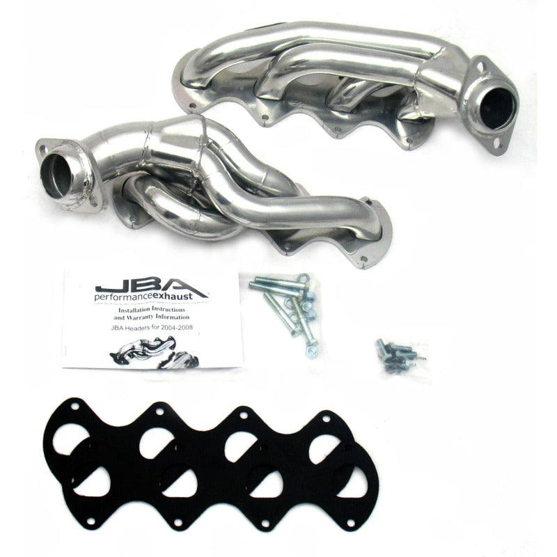 JBA 04-10 Ford F-150 5.4L 3V 1-5/8in Primary Raw 409SS Cat4Ward Header 1676SJS 1676SJS Photo - Primary