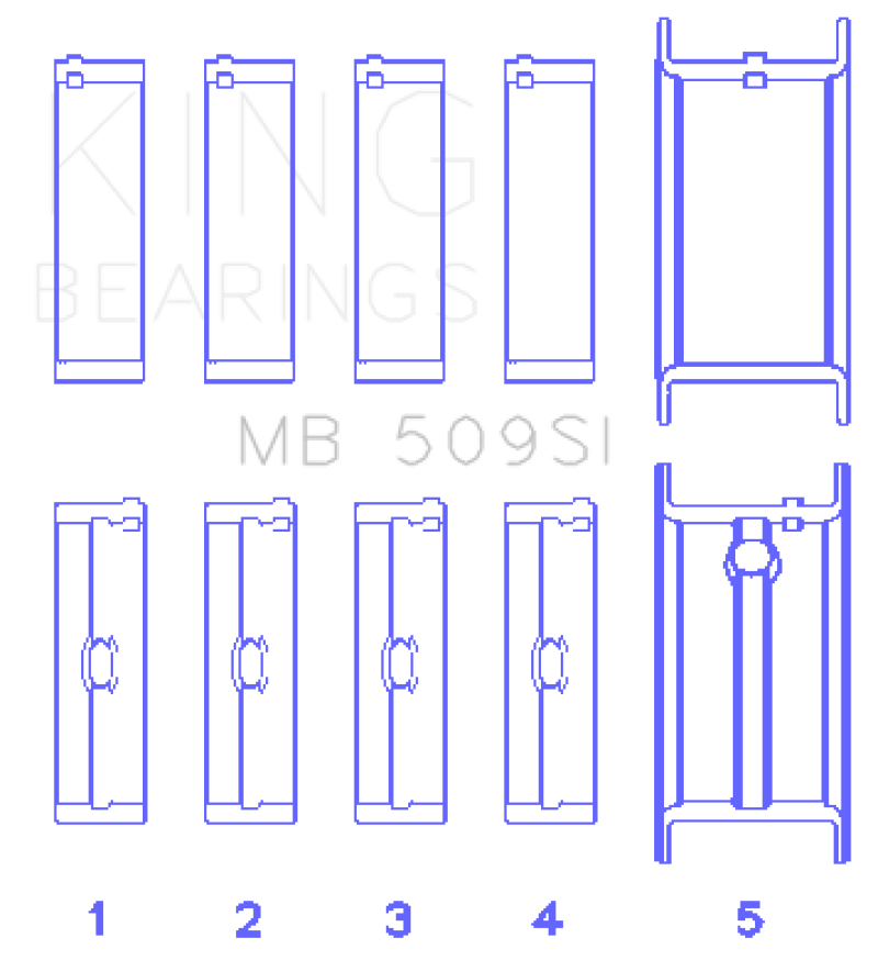 King Engine Bearings KING Main Bearings Engine Components Bearings main image