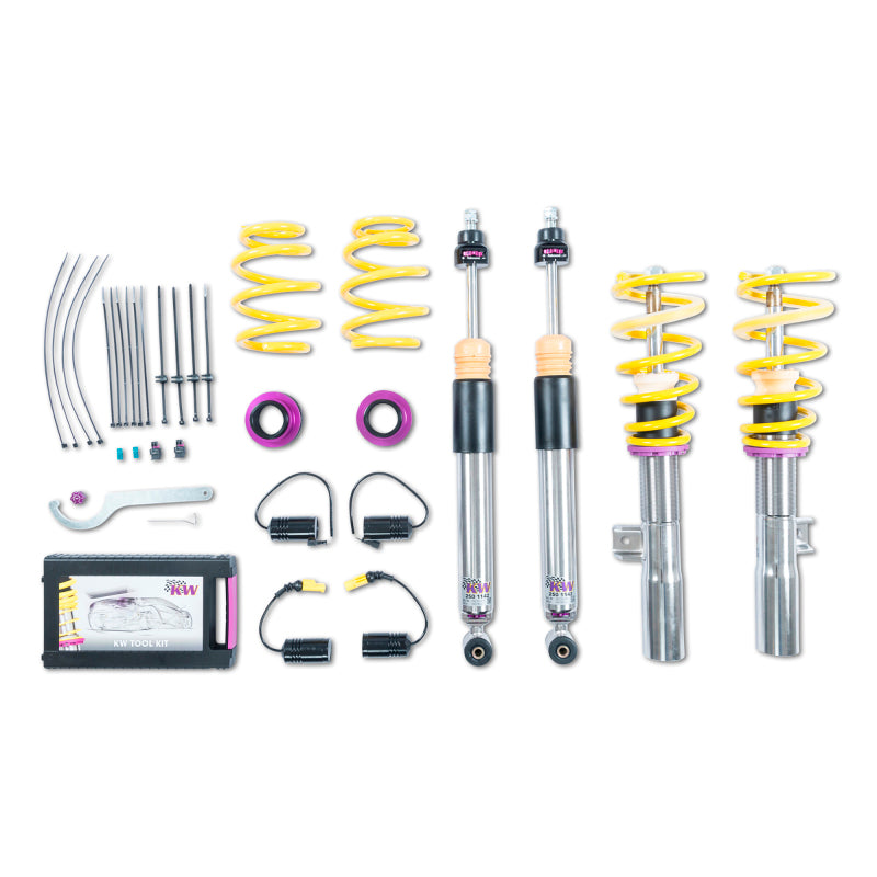 KW Coilover Kit V3 2020+ Mercedes CLA 35/CLA 45 Coupe 4WD w/ Electronic Dampers 3522500S 3522500S Photo - Primary