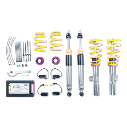 KW Coilover Kit V3 2020+ Mercedes CLA 35/CLA 45 Coupe 4WD w/ Electronic Dampers 3522500S 3522500S Photo - Primary