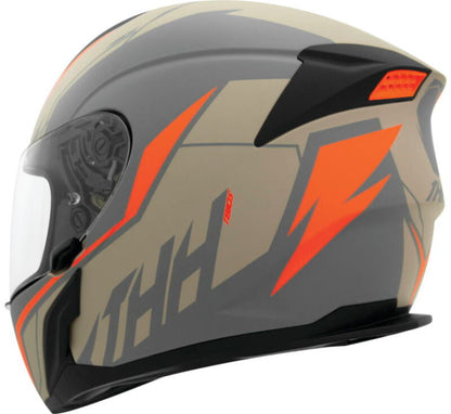 THH Helmets T810S Turbo Grey/Org Xs 646876 646876 Photo - Primary