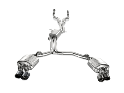 Akrapovic 13-17 Audi S6 Avant/Limousine (C7) Evolution Line Cat Back (Titanium) w/ Carbon Tips S-AU/TI/6H S-AU/TI/6H User 1