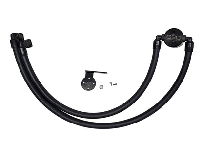 J&L J&amp;L 17-22 Ford F-250 6.2L/7.3L Passenger Side Oil Separator 3.0 - Black Anodized 3042P-B 3042P-B Photo - Primary