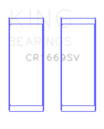 King Engine Bearings King Volkswagen AZV/CFAC/AWX (Size +0.75mm) Connecting Rod Bearing Set CR1669SV0.75 CR1669SV0.75 Photo - Primary