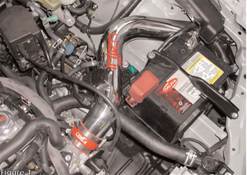 Injen Polished Dyno-Tuned Cold Air Intake for 03-04 Toyota Corolla 1.8L 4cyl RD2081P Photo - Mounted