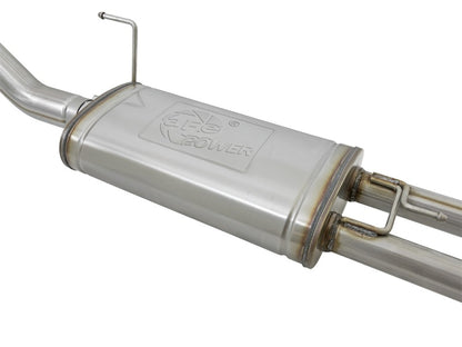 aFe MACH Force-Xp 2-1/2" into 3-1/2" 409 Stainless Steel Cat-Back Exhaust 49-46125-P Photo - Unmounted