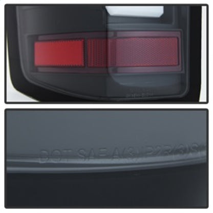 Spyder Chevy 1500 14-16 Light Bar LED Tail Lights Blk ALT-YD-CS14-LBLED-BK 5079985 5079985 Photo - Unmounted
