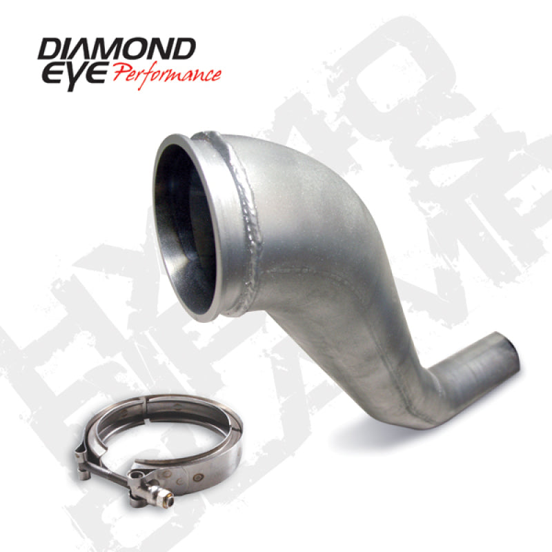Diamond Eye Performance Diamond Eye KIT 4in DWNP HX40 TURBO-DIRECT FLANGE W/ V-Band CLAMP AL DODGE 94-02 221043 221043 Photo - Primary