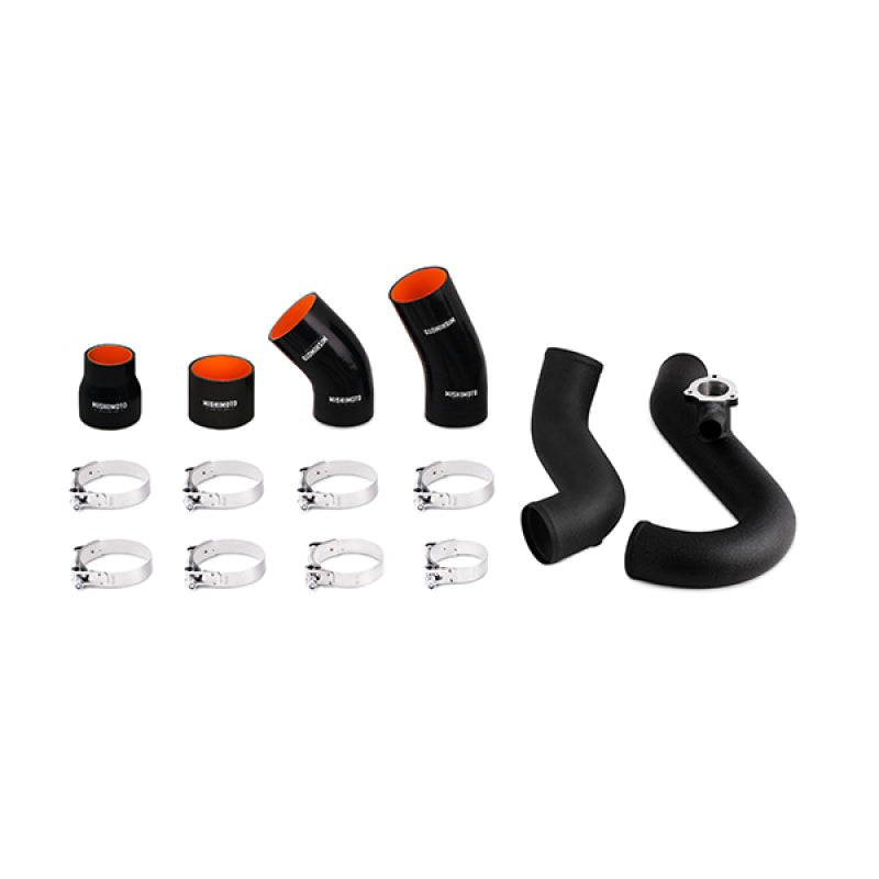 Mishimoto Wrinkle Black Intercooler Pipe Kit Ford Mustang EcoBoost 2015+ MMICP-MUS4-15WBK Photo - Primary