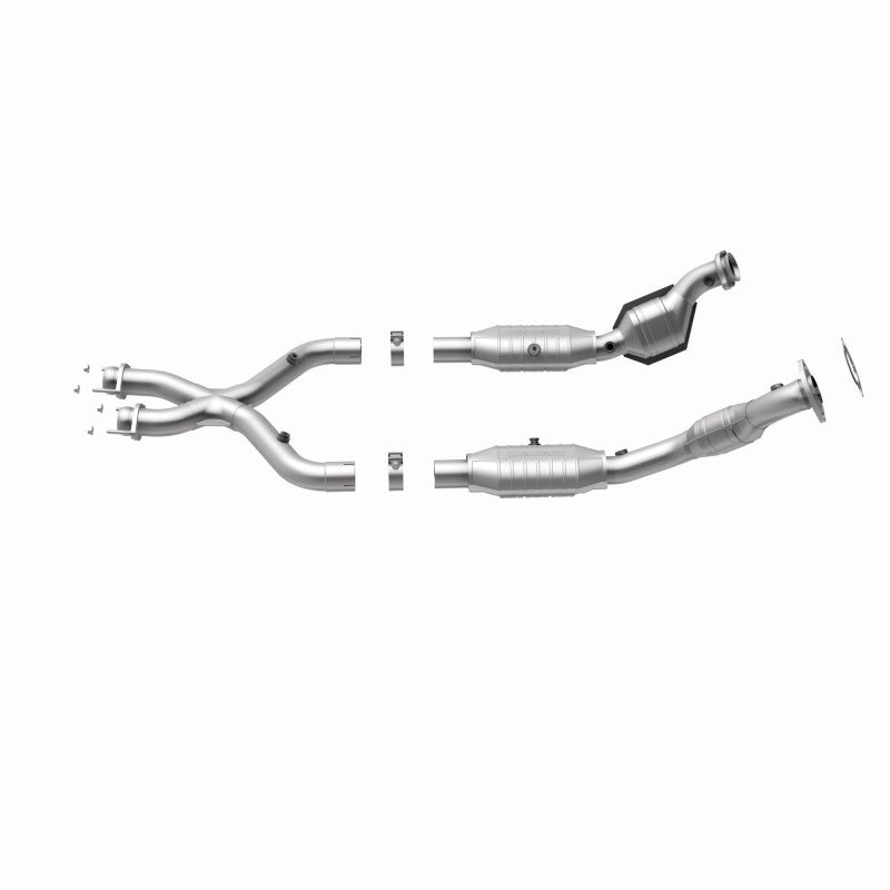 MagnaFlow Ford Mustang HM Grade Federal / EPA Compliant Direct-Fit Catalytic Converter 93671 360 Degree Image Set