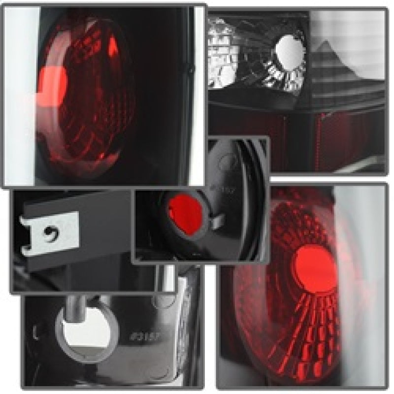 Spyder Chevy Silverado 1500 99-02 (Not Fit Stepside) Euro Style Tail Lights Blk Smke ALT-YD-CS99-BSM 5078056 5078056 Photo - Unmounted