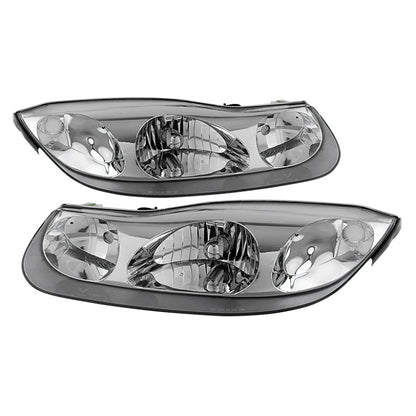 SPYDER Xtune Satun Sc Series Coupe 2001-2002 OEM Style Headlights Chrome HD-JH-SASC-01-C 9029721 9029721 Photo - Primary