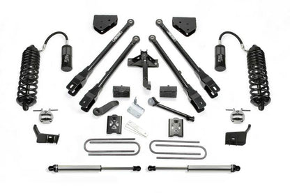 Fabtech 11-16 Ford F250/350 4WD Diesel 6in 4 Link System w/DL 4.0 Coilovers & Rear DL 2.25 Shocks K2224DL K2224DL Photo - Primary