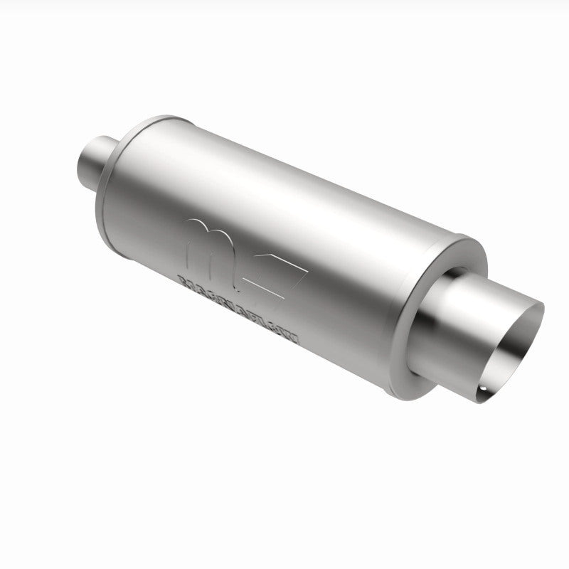 MagnaFlow 6" Round Center/Center Performance Muffler With Tip 14821 360 Degree Image Set